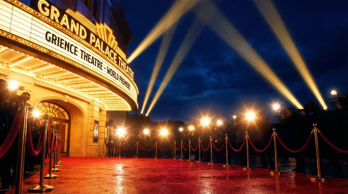 狠狠撸 首映红毯盛典现场